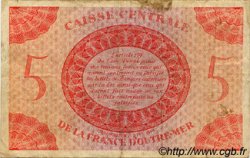 5 Francs AFRIQUE ÉQUATORIALE FRANÇAISE  1943 P.15c TB+