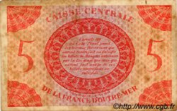 5 Francs AFRIQUE ÉQUATORIALE FRANÇAISE  1943 P.15a TB