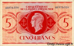 5 Francs AFRIQUE ÉQUATORIALE FRANÇAISE  1943 P.15b SPL