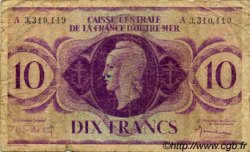 10 Francs AFRIQUE ÉQUATORIALE FRANÇAISE  1943 P.16d B