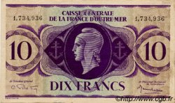 10 Francs AFRIQUE ÉQUATORIALE FRANÇAISE  1943 P.16c TTB+