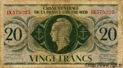 20 Francs AFRIQUE ÉQUATORIALE FRANÇAISE  1943 P.17b B
