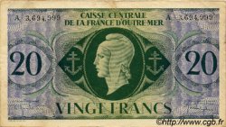 20 Francs AFRIQUE ÉQUATORIALE FRANÇAISE  1946 P.17d TTB