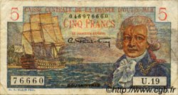 5 Francs Bougainville AFRIQUE ÉQUATORIALE FRANÇAISE  1946 P.20B TB