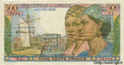 500 Francs Pointe à Pitre AFRIQUE ÉQUATORIALE FRANÇAISE  1946 P.25 TTB