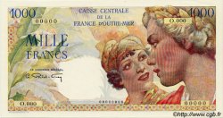 1000 Francs Union Française Spécimen AFRIQUE ÉQUATORIALE FRANÇAISE  1946 P.26s pr.NEUF