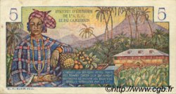 5 Francs Bougainville AFRIQUE ÉQUATORIALE FRANÇAISE  1957 P.28 SUP