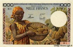1000 Francs AFRIQUE ÉQUATORIALE FRANÇAISE  1957 P.34 SPL