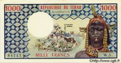 1000 Francs TCHAD  1977 P.03a SPL+