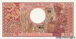 500 Francs TCHAD  1984 P.06 SPL