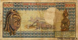 1000 Francs CENTRAFRIQUE  1973 P.02 B à TB