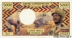 5000 Francs CENTRAFRIQUE  1978 P.07 SUP