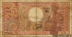 500 Francs CENTRAFRIQUE  1981 P.09 B