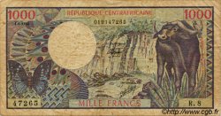 1000 Francs CENTRAFRIQUE  1980 P.10 B+