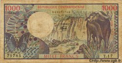 1000 Francs CENTRAFRIQUE  1982 P.10 B