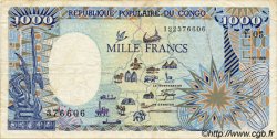 1000 Francs CONGO  1988 P.10a TB+