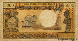 5000 Francs GABON  1974 P.04a TB