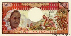 500 Francs Spécimen GABON  1974 P.02as SPL