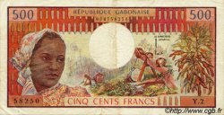 500 Francs GABON  1974 P.02a TTB
