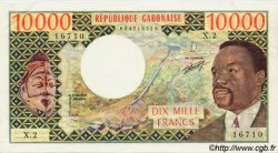 10000 Francs GABON  1974 P.05a SUP