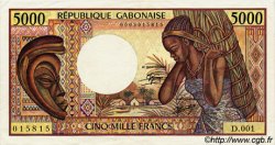 5000 Francs GABON  1984 P.06a SUP+