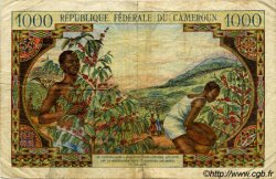 1000 Francs CAMEROUN  1960 P.12b TB
