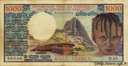1000 Francs CAMEROUN  1974 P.16a pr.TB