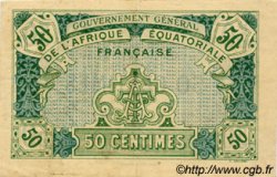 50 Centimes AFRIQUE ÉQUATORIALE FRANÇAISE  1917 P.01b pr.SUP