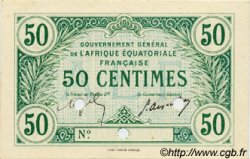 50 Centimes Épreuve AFRIQUE ÉQUATORIALE FRANÇAISE  1917 P.01a pr.NEUF