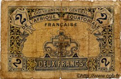 2 Francs AFRIQUE ÉQUATORIALE FRANÇAISE  1917 P.03 AB
