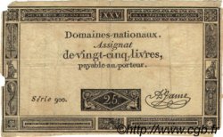 25 Livres FRANCE  1793 Laf.168 TB