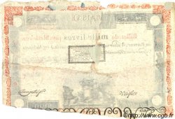 1000 Livres Non émis FRANCE  1795 L.-- TB