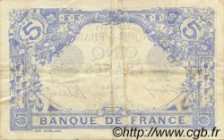 5 Francs BLEU FRANCE  1912 F.02.07 TTB+