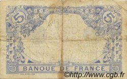 5 Francs BLEU FRANCE  1915 F.02.33 TB+
