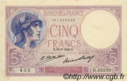 5 Francs FEMME CASQUÉE FRANCE  1928 F.03.12 SUP