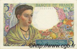 5 Francs BERGER FRANCE  1943 F.05.01 SUP à SPL