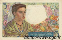 5 Francs BERGER FRANCE  1943 F.05.03 pr.SPL