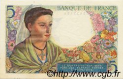 5 Francs BERGER FRANCE  1943 F.05.04 pr.NEUF