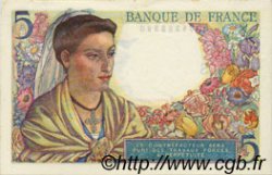 5 Francs BERGER FRANCE  1945 F.05.06 pr.NEUF