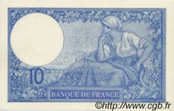 10 Francs MINERVE FRANCE  1916 F.06.01 SPL+