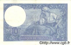 10 Francs MINERVE FRANCE  1918 F.06.03 TTB+