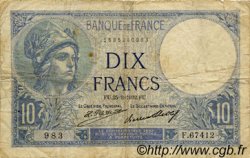 10 Francs MINERVE FRANCE  1932 F.06.16 B+