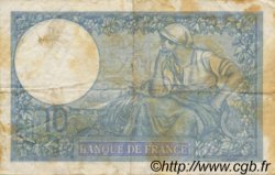 10 Francs MINERVE modifié FRANCE  1939 F.07.05 TB