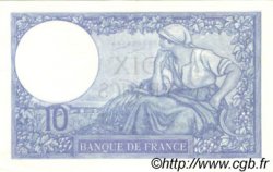 10 Francs MINERVE modifié FRANCE  1939 F.07.08 SUP