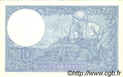 10 Francs MINERVE modifié FRANCE  1939 F.07.12 TTB+