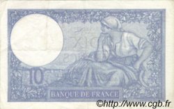10 Francs MINERVE modifié FRANCE  1940 F.07.17 TTB+