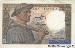 10 Francs MINEUR FRANCE  1949 F.08.20 SUP+