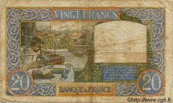 20 Francs TRAVAIL ET SCIENCE FRANCE  1939 F.12 B