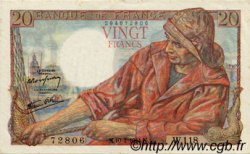20 Francs PÊCHEUR FRANCE  1944 F.13.08 SUP+