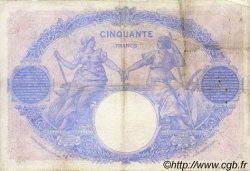 50 Francs BLEU ET ROSE FRANCE  1912 F.14.25 B